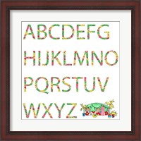 Framed Camper Alphabet