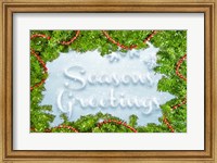 Framed Seasons Greetings
