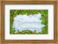 Framed Seasons Greetings