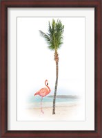 Framed Flamingo in Paradise