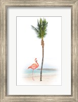 Framed Flamingo in Paradise