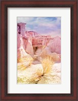 Framed Bisti Badlands Desert Sculpture II