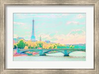 Framed Pastel Paris