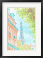 Framed Eiffel Tower Pastel