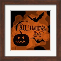 Framed All Hallows Eve Pumpkin