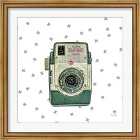 Framed Vintage Camera