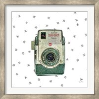 Framed Vintage Camera