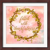 Framed Filled with Thankfulness