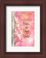 Framed Grateful Hearts