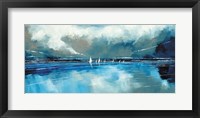 Blue Sky and Boats I Framed Print
