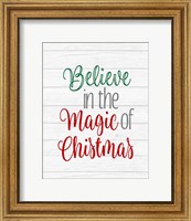 Framed Believe in the Magic of Christmas