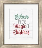 Framed Believe in the Magic of Christmas
