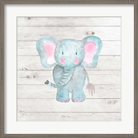 Framed Watercolor Elephant