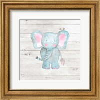 Framed Watercolor Elephant