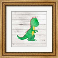 Framed Water Color Dino IV