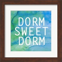 Framed Dorm Sweet Dorm