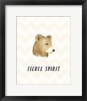 Fierce Spirit Framed Print
