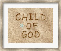 Framed Child of God Sand