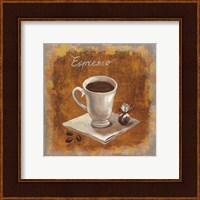 Framed 'Coffee Time IV' border=