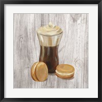 Framed Coffee Time I on Wood