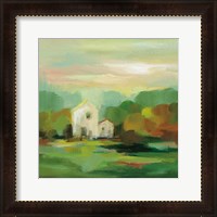 Framed 'October Farm I v2' border=