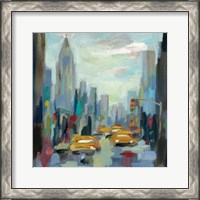 Framed 'Manhattan Sketches I' border=