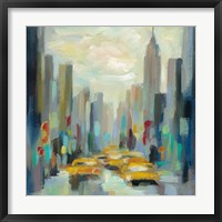 Manhattan Sketches II Framed Print