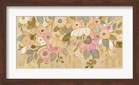 Framed Decorative Pastel Flowers