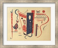 Framed Woodcut for 20th Century, 1939