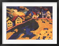 Framed Houses on a Hill, 1909