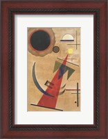 Framed Pointed Red Shape, 1925