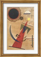 Framed Pointed Red Shape, 1925