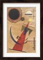 Framed Pointed Red Shape, 1925