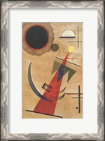 Framed Pointed Red Shape, 1925