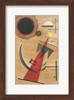 Framed Pointed Red Shape, 1925