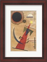 Framed Pointed Red Shape, 1925