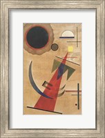 Framed Pointed Red Shape, 1925