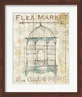 Framed Flea Market Bird Cage II