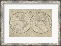 Framed World Map