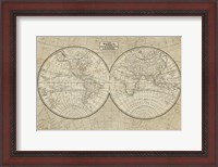 Framed World Map