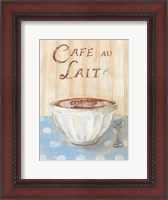 Framed Cafe au Lait