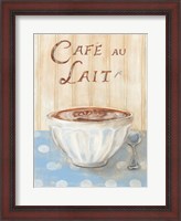 Framed Cafe au Lait