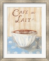Framed Cafe au Lait