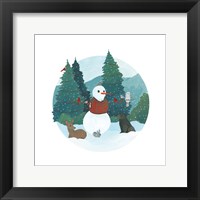 Framed Winter Friends IV