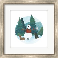 Framed Winter Friends IV