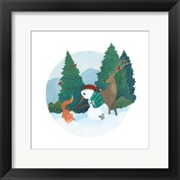 Framed Winter Friends III