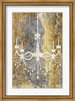 Framed Gilded Chandelier