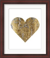 Framed Gilded Hipster Love