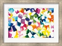 Framed Colorful Cubes