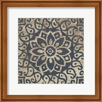 Framed Amadora with Brown Square I
